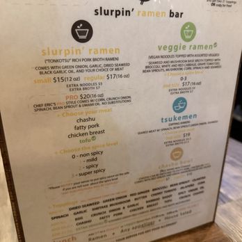 Slurpin Ramen Bar - Menu - Ramen Near Me - Buena Park, California Slurpin Ramen Bar - Menu - Ramen Near Me - Buena Park, California
