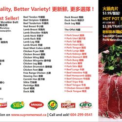Supreme Meat Supplies - Products
