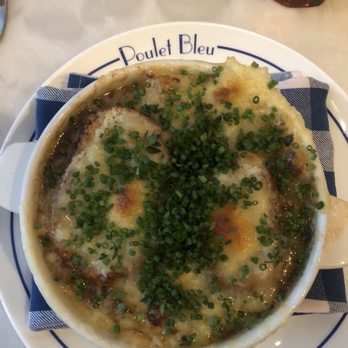 Poulet Bleu - French onion soup. A meal in itself. - French Near Me - Pittsburgh, Pennsylvania
