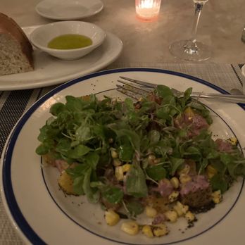 Sfoglia Restaurant - The bread and beet salad. - Italian Near Me - New York, New York Sfoglia Restaurant - The bread and beet salad. - Italian Near Me - New York, New York