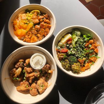 moonbowls - KBBQ Cauliflower Wings, Create own bowl, and Chicken and Egg bowl - Korean Near Me - San Mateo, California moonbowls - KBBQ Cauliflower Wings, Create own bowl, and Chicken and Egg bowl - Korean Near Me - San Mateo, California