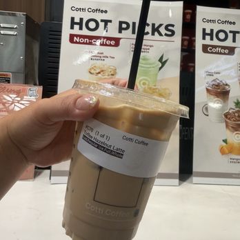 Cotti Coffee - Order the toffee hazelnut latte - Coffee & Tea Near Me - Pearl City, Hawaii Cotti Coffee - Order the toffee hazelnut latte - Coffee & Tea Near Me - Pearl City, Hawaii