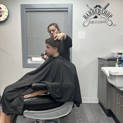 Rosa working her magic with this happy customer