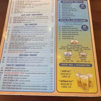Pho 90 Degree - Menu - Vietnamese Near Me - San Jose, California