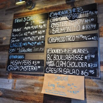 The Fish Counter - Fish & Chips Near Me - Vancouver, British Columbia