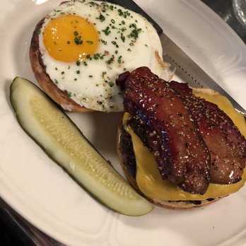 Au Cheval - Single cheeseburger add egg and bacon. So good! - Bars Near Me - Chicago, Illinois