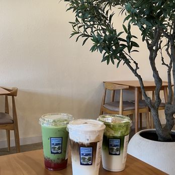 Moon Cha - Banana ice cream latte, strawberry matcha, banana ice cream matcha - Coffee & Tea Near Me - Huntington Beach, California Moon Cha - Banana ice cream latte, strawberry matcha, banana ice cream matcha - Coffee & Tea Near Me - Huntington Beach, California