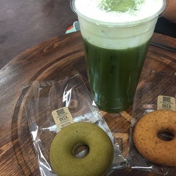 Ring Donuts - My donuts with sea salt a delicious matcha green tea drink - Donuts Near Me - Los Angeles, California Ring Donuts - My donuts with sea salt a delicious matcha green tea drink - Donuts Near Me - Los Angeles, California