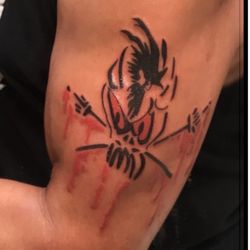 Grey Sunz Tattoo - Scary guy tattoo- Metallica badass bro