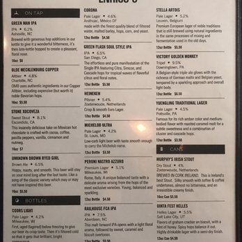 Enrico's - Drink menu - Italian Near Me - Charlotte, North Carolina Enrico's - Drink menu - Italian Near Me - Charlotte, North Carolina