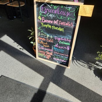Greenhouse Cafe - Daily specials board - Breakfast & Brunch Near Me - Kalamazoo, Michigan