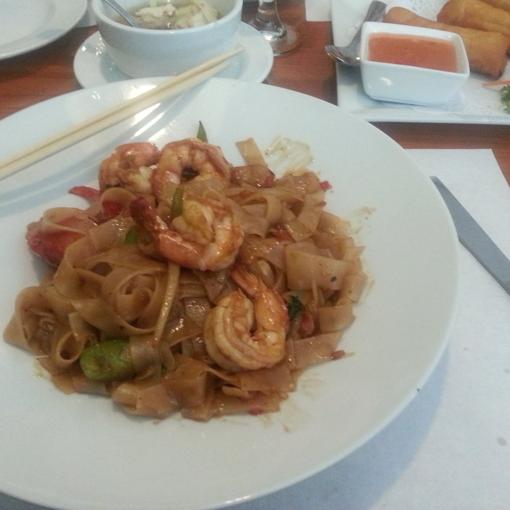 Sabai - Shrimp Drunken Noodles - Thai Near Me - Boynton Beach, Florida Sabai - Shrimp Drunken Noodles - Thai Near Me - Boynton Beach, Florida