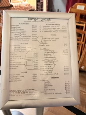 Menu photo 1 Burger Joint New York, NY