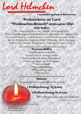 Menu photo 2 Lord Helmchen Braunschweig, NI