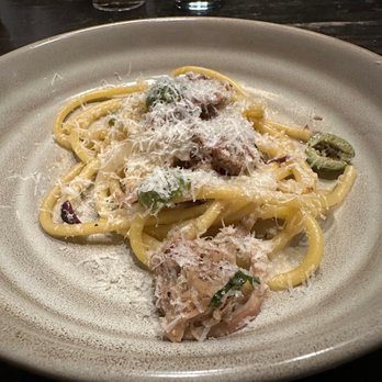 Table X - House Made Bucatini Pasta - Wild Boar - AMAZING! - New American Near Me - Salt Lake City, Utah Table X - House Made Bucatini Pasta - Wild Boar - AMAZING! - New American Near Me - Salt Lake City, Utah
