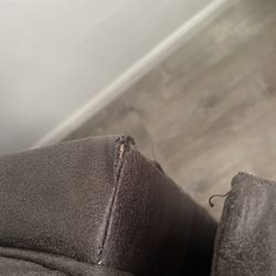 Slumberland Furniture - Another rip in the stitching