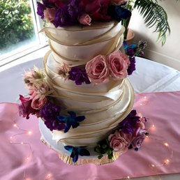Gold edged fondant.