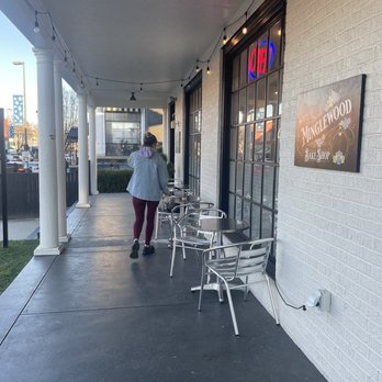 Minglewood Bake Shop - Three bistro tables - Bakeries Near Me - Richmond, Virginia