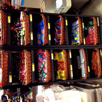 Reasor's - Two shelves displays of old school candies. - Grocery Near Me - Tulsa, Oklahoma