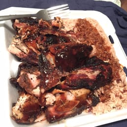 Jerk Chicken with Roti
