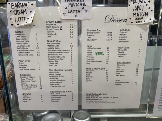 Menu photo 3 Spot Coffee & More Los Angeles, CA Menu photo 3 Spot Coffee & More Los Angeles, CA