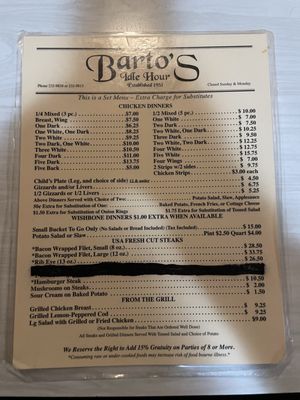 Menu photo 4 Barto's Idle Hour Frontenac, KS Menu photo 4 Barto's Idle Hour Frontenac, KS