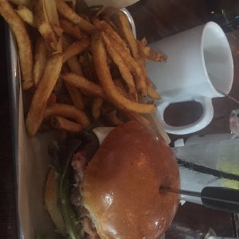 1608 Crafthouse - Bacon cheeseburger with fries - Gastropubs Near Me - Virginia Beach, Virginia