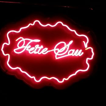 Fette Sau - Their neon sign, nicely lit up at night - Barbeque Near Me - Brooklyn, New York Fette Sau - Their neon sign, nicely lit up at night - Barbeque Near Me - Brooklyn, New York