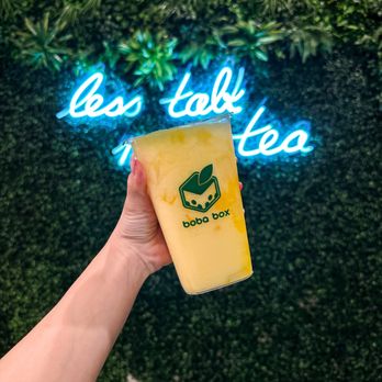 Boba Box - Mango Tea - Coffee & Tea Near Me - Monrovia, California Boba Box - Mango Tea - Coffee & Tea Near Me - Monrovia, California