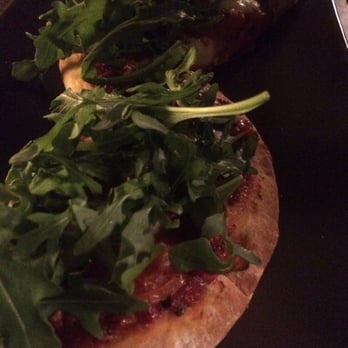 District Wine - lil margherita "flat bread"...maybe anything under 6 in diameter is considered flat bread? - Wine Bars Near Me - Long Beach, California