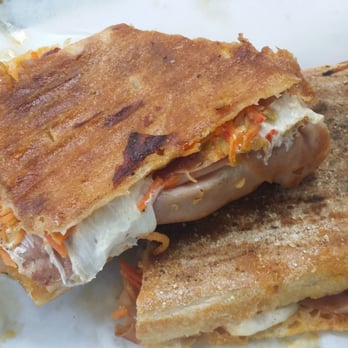 Cutty's - Not the prettiest looking thing, but it sure was tasty! #Spuckie - Sandwiches Near Me - Brookline, Massachusetts