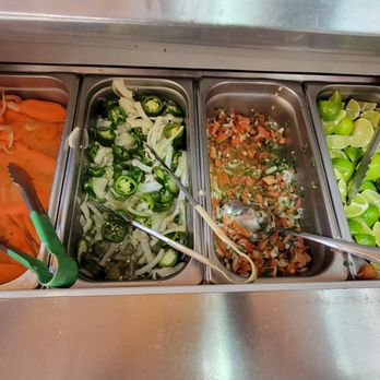 D' Soto's Mexican Restaurant - Other side of condiment bar, assortment of sides - Mexican Near Me - Poway, California D' Soto's Mexican Restaurant - Other side of condiment bar, assortment of sides - Mexican Near Me - Poway, California