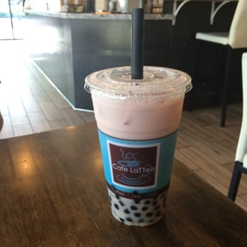 Cafe LaTTea - Strawberry silky milk with 2x boba - Cafes Near Me - Cupertino, California Cafe LaTTea - Strawberry silky milk with 2x boba - Cafes Near Me - Cupertino, California