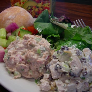 Corner Bakery Cafe - Salad Trio: tuna, chicken, tomato and cucumber - Breakfast & Brunch Near Me - Lake Forest, California