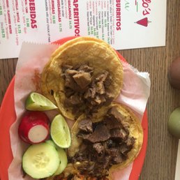 Tacos de Cabeza, lengua and pastor Tacos de Cabeza, lengua and pastor