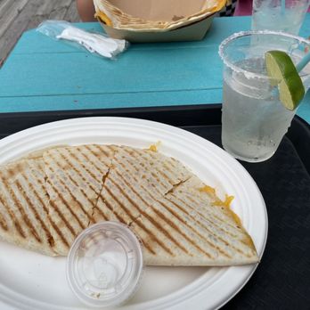 Coastal Cantina - Shrimp quesadilla special - Seafood Near Me - Duck, North Carolina