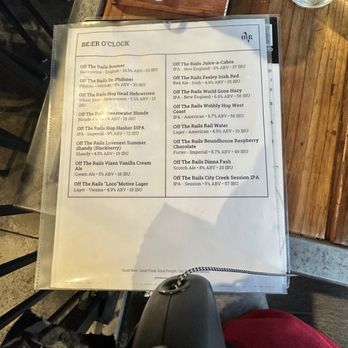 Off The Rails Brewing - Beer listing - Breweries Near Me - Pocatello, Idaho Off The Rails Brewing - Beer listing - Breweries Near Me - Pocatello, Idaho