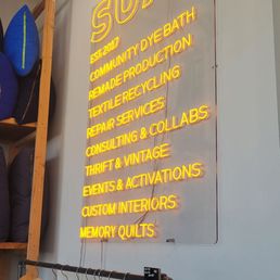 Interior store.