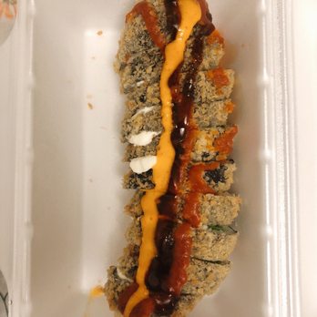 Kintako Japanese Restaurant - Don't remember the name of this - I believe it may have been the volcano roll? It was really good though. - Japanese Near Me - Toronto, Ontario Kintako Japanese Restaurant - Don't remember the name of this - I believe it may have been the volcano roll? It was really good though. - Japanese Near Me - Toronto, Ontario