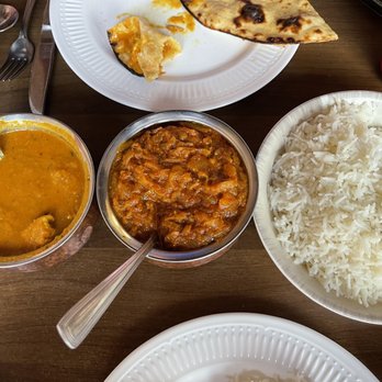 Indian Flame on Main - Chicken curry and lamb masala with basmati rice - Indian Near Me - Osoyoos, British Columbia