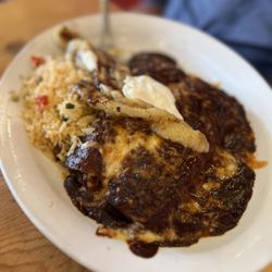 Tune-Up Cafe - Mole Colorado Enchiladas