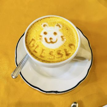 Yellow Vase - Yellow Vase Golden Milk Latte - Mediterranean Near Me - Rolling Hills Estates, California Yellow Vase - Yellow Vase Golden Milk Latte - Mediterranean Near Me - Rolling Hills Estates, California