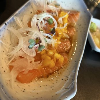 The Nori - Mango salmon Salsa Carpaccio - Sushi Bars Near Me - Las Vegas, Nevada The Nori - Mango salmon Salsa Carpaccio - Sushi Bars Near Me - Las Vegas, Nevada