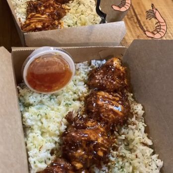 Coco Shrimp - Bryan Ave - Sweet and Spicy with all rice - Hawaiian Near Me - Fort Worth, Texas