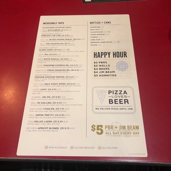 Atomic Cowboy - Colfax - Drink menu - Cocktail Bars Near Me - Denver, Colorado