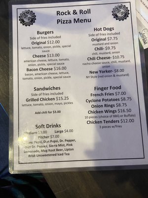Menu photo 1 Rock & Roll Pizza Simi Valley, CA Menu photo 1 Rock & Roll Pizza Simi Valley, CA