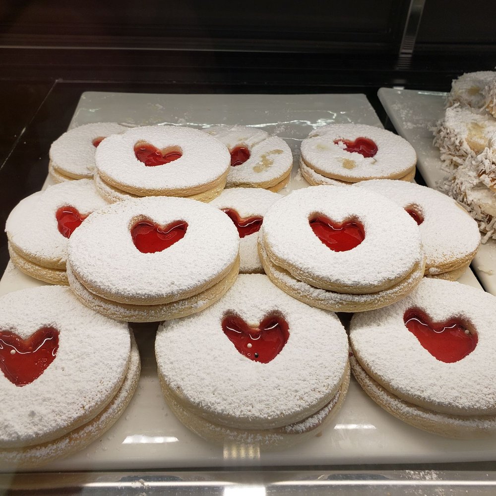 Bonanza Colombian Delights - like shortbread cookies, jam filling - Colombian Near Me - Hackensack, New Jersey Bonanza Colombian Delights - like shortbread cookies, jam filling - Colombian Near Me - Hackensack, New Jersey