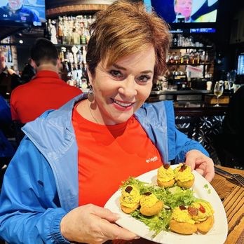 Local Goat - Fried deviled eggs - New American Near Me - Pigeon Forge, Tennessee Local Goat - Fried deviled eggs - New American Near Me - Pigeon Forge, Tennessee