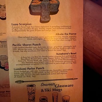 False Idol - Drink menu - Cocktail Bars Near Me - San Diego, California False Idol - Drink menu - Cocktail Bars Near Me - San Diego, California
