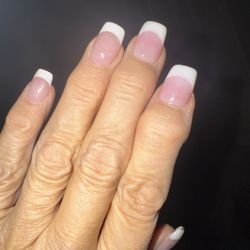 Nail Society Salon - Pink & white. (2 new) others filled. Better than when I arrived! Andy is the best!